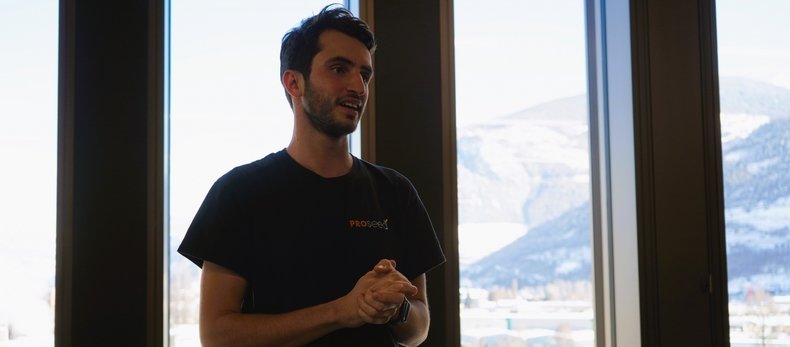 Portrait d'Aurélien Ducrey, co-fondateur de la start-up Proseed