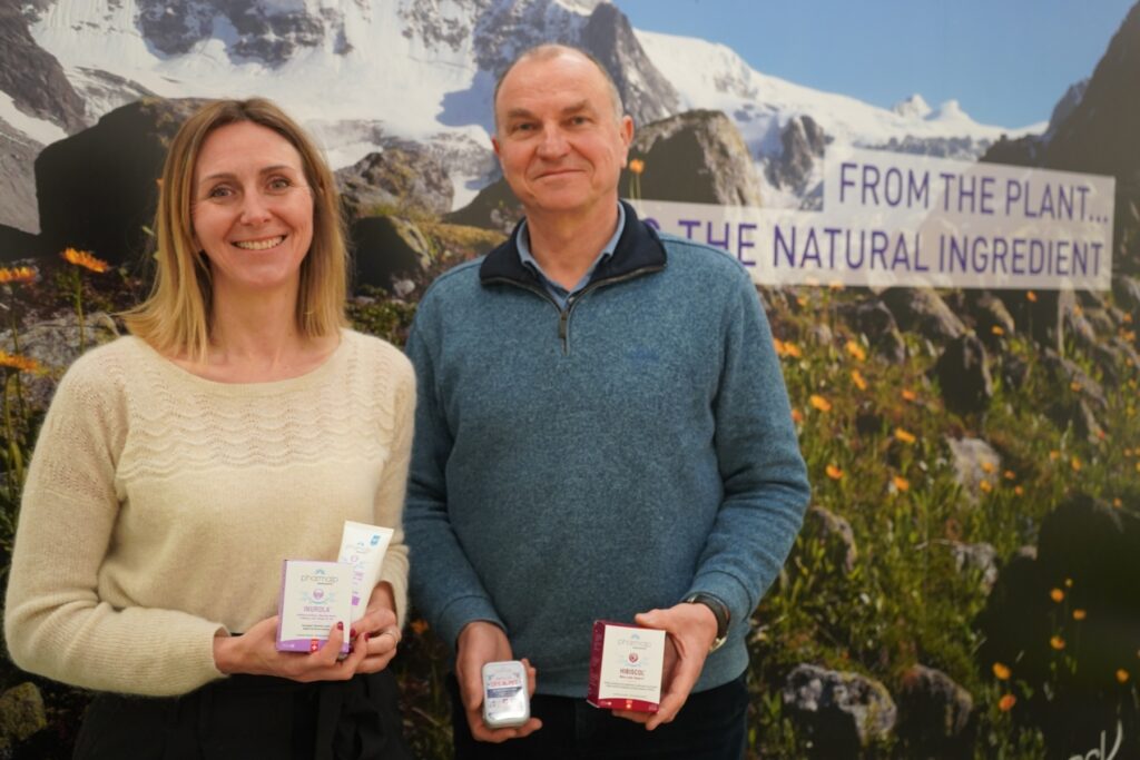 Dorothée Sinueux et Philippe Meuwly, co-CEO de l'entreprise Pharmalp