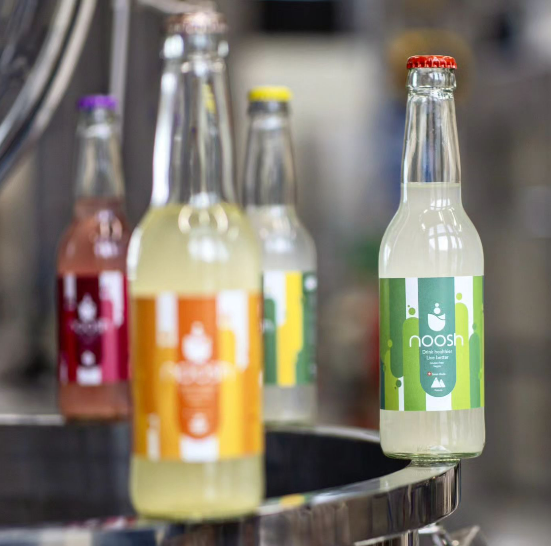 Kéfir de fruits avec des probiotiques de Noosh Drinks