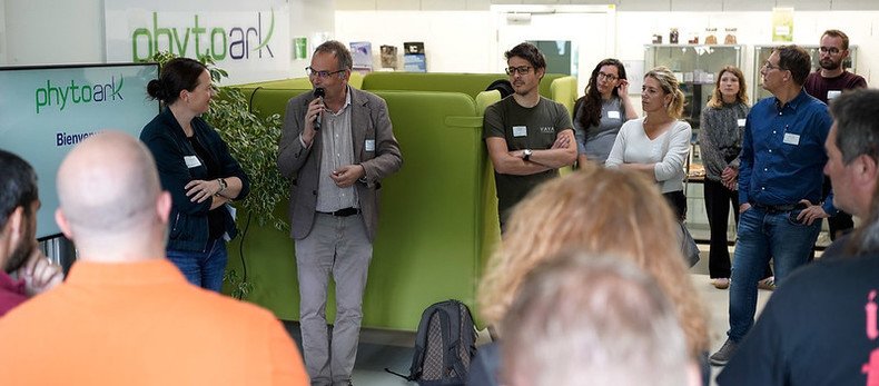 Evénement organisé à PhytoArk avec différentes partenaires et la présentation des entreprises nouvellement installées sur le site.