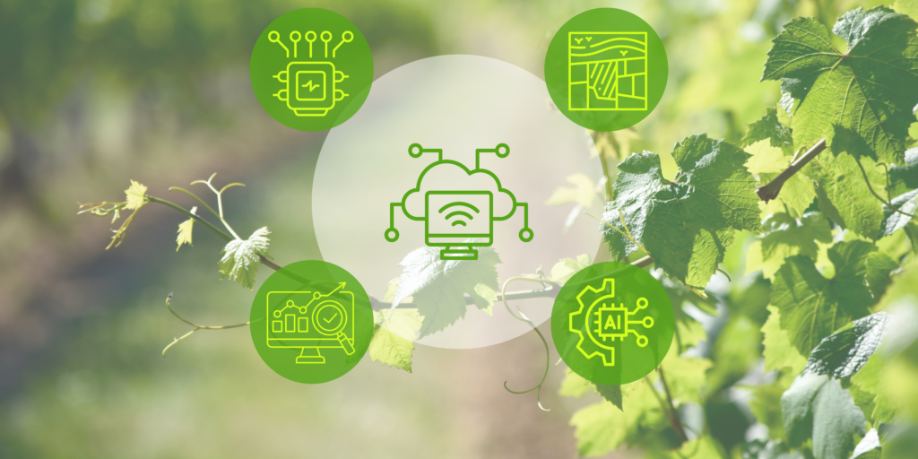 Visuel illustrant les différentes technologies suisses - IoT dans l'agriculture